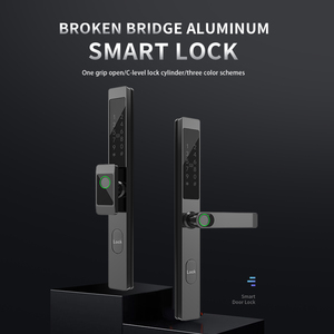 Cerradura Inteligente de Aluminio con Tecnología de Puente Roto BT38, Resistente al Agua IPX5, Huella Dactilar Semiconductor, 5 Métodos de Desbloqueo para Puerta Exterior - Product Image 1