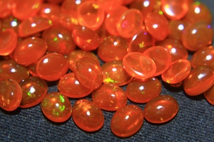 AAA Grade Natural Orange <b>Fire</b> Opal Gemstone Oval Cut October Birthstone for Jewelry Making Available in All Sizes - Product Image 3