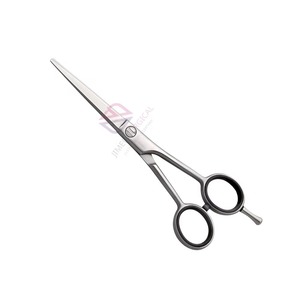 Ciseaux de barbier en acier inoxydable de qualité supérieure pour droitiers |   Ciseaux professionnels à lame arrondie et pointue pour une précision optimale, usage en salon - Product Image 2