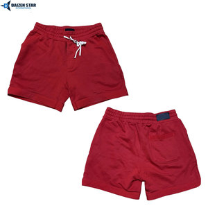 Cotton Fleece Men's Mid Shorts 240g Solid Front-Quick Dry Breathable Eco-Friendly Drawstring Embroidery Casual Private Label - Product Image 3