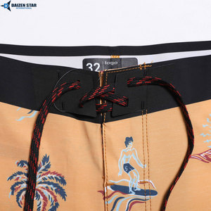 DAIZEN STAR - Shorts de Baño para Hombre con Estampado Floral, Secado Rápido, Cintura con Cordón, Traje de Baño Informal, Tejido de Punto de Poliéster y Elastano, 180g - Product Image 5