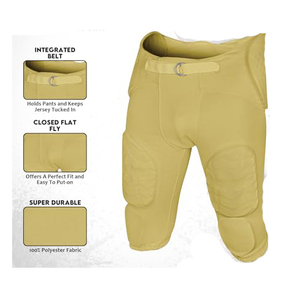 High Quality Custom American Football Pants <b>Set</b> Breathable Sportswear Wholesale Price Plus Size Available American Football Pant - Product Image 3