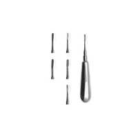 根管挺拔器 Apical Root Elevators (301) 3.5mm 空心手柄不锈钢牙科根管挺拔器低价出售