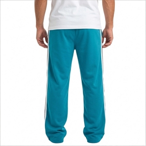 Pantalon de jogging en toile patchwork OEM pour homme, style streetwear, coupe oversize, infroissable, 100 % coton, pour l'hiver, vente en gros à bas prix - Product Image 2