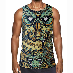 เสื้อกล้ามผู้ชายพิมพ์ลายแบบระเหิดคุณภาพสูง - Product Image 5
