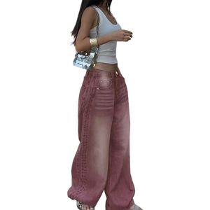 Flattering Super Stretch Breathable Leopard Paisley Streetwear Skinny Jeans for Women High Quality Loose Fit Denim Pants - Product Image 1