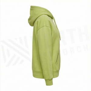 Nouveau sweat à capuche streetwear personnalisé imprimé, design vintage, effet délavé soleil, délavé à l'acide, anti-boulochage, respirant, pull-over pour femme - Product Image 3