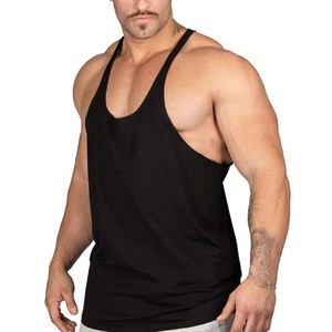 OEM Mens Sports Training Tank Stretch Cotton Tank for Activewear Apparel Supplier - Product Image 3