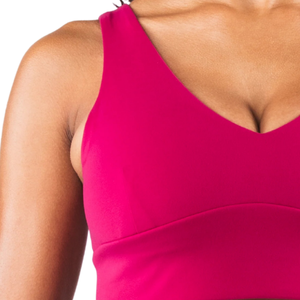 Soutien-gorge de sport sans coutures pour femme, décolleté en V profond, bonnets C D, maintien élevé, pour yoga, gym, entraînement, extensible, sculptant, fitness, vêtements de sport - Product Image 6