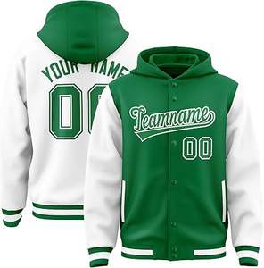 Chaqueta de Invierno Cálida y Cómoda para Hombre, Estilo Letterman, con Cuello Alto, Logotipo Frontal, Resistente al Viento, Ecológica, de Alta Calidad a un Precio Razonable - Product Image 1