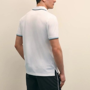 Chemise Homme Haute Qualité 100% Coton Tissu Tricoté Logo Personnalisé Imprimé Coupe Ample Motif Lettres Confortable - Product Image 5