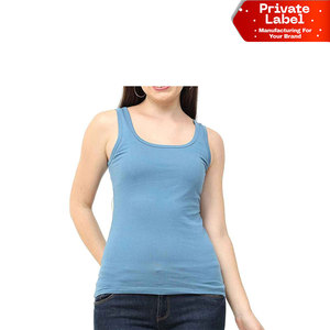 Camiseta sin mangas para mujer con logotipo personalizado al por mayor, chaleco sin mangas de marca privada, camiseta sin mangas para mujer bordada personalizada directamente de fábrica OEM - Product Image 1