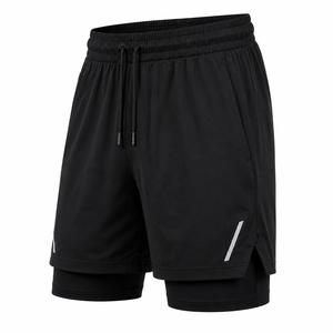 Pantalones Cortos Deportivos de Secado Rápido para Hombre, Ligeros, para Gimnasio, Correr, Entrenamiento, Fitness, Atléticos, Casuales, con Logotipo Personalizado, MOQ Bajo - Product Image 2