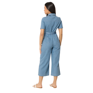 Mono vaquero de moda para mujer, corte holgado, fabricante mayorista OEM ODM - Product Image 4
