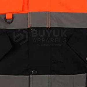 Chaqueta de Trabajo de Alta Visibilidad, Reflectante, Resistente al Viento, Transpirable y con Protección Contra Incendios, con Paquete de Respirador para Seguridad Industrial en Invierno - Product Image 6