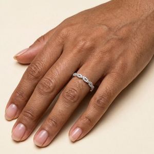 High On Demand Moissanite <b>Diamond</b> <b>Ring</b> Fine Jewelry for Women with Comfortable Everyday Wear Available At Good Price - Product Image 5