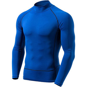 <b>Men</b> Performance <b>Compression</b> Top Stretch Rash guard <b>Shirt</b> <b>for</b> Martial Arts Training and Beach Wear - Product Image 4