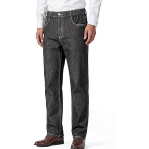 Fashion Forward Casual Apparel Comfortable Durable Stylish Design Jeans <b>Pants</b> For Contemporary Streetwear Appearance Use - Product Image 1