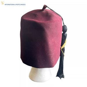 Sombreros Fez de Regalia Masónica con Bajo MOQ, Suministro Directo de Fábrica, Diseño Personalizado con Artesanía Premium, Apariencia Elegante, Casual, Unisex - Product Image 2
