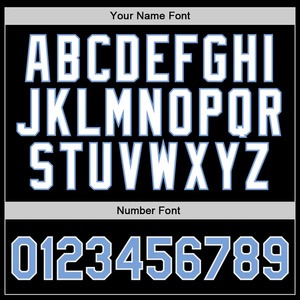 Custom Black <b>Light</b> Blue-White Authentic Throwback Basketball Jersey Personalized Stitched Team <b>Name</b> Number Vintage Sportswear - Product Image 3