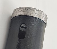 Foret diamanté de 44 mm à corps court pour granit/béton