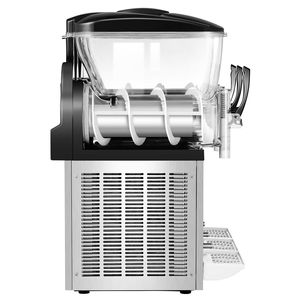 Macchina Professionale per Slushy in Acciaio Inox con Tre Vasche da 12L, 144 Bicchieri, per Margarita e Smoothie - Product Image 1