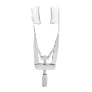 Spéculum oculaire Libermann à lames solides, pour abord nasal, 16 mm, longueur 8 cm, en acier inoxydable chirurgical ophtalmique, manuel et réutilisable - Product Image 2