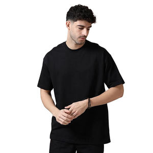 เสื้อยืดคอตตอนทรงโอเวอร์ไซส์จากโรงงาน OEM ทรงบ็อกซ์ฟิต สำหรับแบรนด์สตรีทแวร์อเมริกัน ผลิตเร็ว - Product Image 1
