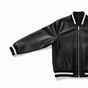 Chaqueta de Béisbol de Cuero para Hombre de Alta Calidad 2026, Chaqueta Bomber de Moda, Abrigo Varsity, Suministro del Fabricante - Product Image 6