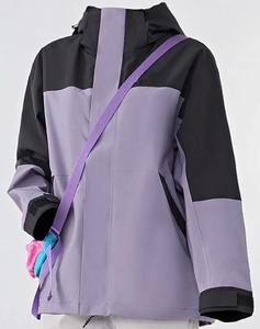 Veste de pluie unisexe avec logo personnalisé, coupe-vent imperméable, veste de randonnée et de camping en plein air - Product Image 3