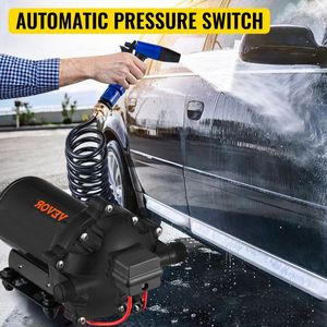 ปั๊มไดอะแฟรม12V อัตโนมัติสำหรับ RV 5.3 GPM 5.5แกลลอนต่อนาที70 PSI ท่อขด25ฟุตสำหรับเรือเรือเรือยอชท์ทางทะเล RVs - Product Image 4