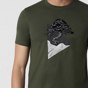 เสื้อยืดผู้ชายลายกราฟิกสั่งทำ แฟชั่นใหม่ 2026 สวมใส่ได้ทันที เสื้อยืดออกกำลังกายผู้ชายลายกราฟิกสั่งทำ บริการ OEM - Product Image 5
