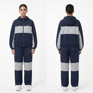 Conjunto Deportivo Cortavientos con Cuello Alto para Niños - Conjunto de Sudadera para Ropa Urbana, Fabricante ODM - Product Image 1