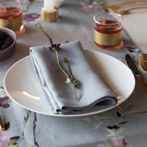 <b>Set</b> of 4 Pure <b>Linen</b> Cloth Napkins Square-shaped Eco-Friendly Home Accessories - Product Image 3