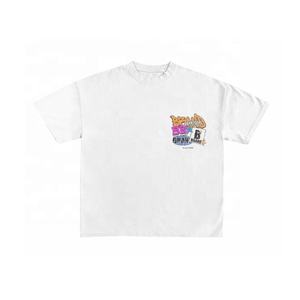 T-shirts unisexes courts tendance pour l'été, streetwear, logo de marque personnalisé, 100% coton, mode hip-hop Y2K, coupe ample pour hommes et femmes - Product Image 6