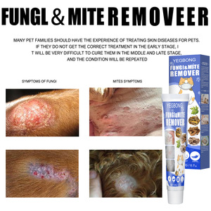 Crème de traitement contre les acariens pour animaux de compagnie, pommade anti-démangeaisons pour chiens et chats, soin cutané topique à action rapide contre les mycoses, les acariens et les scabies - Product Image 4