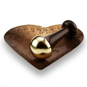 Masajeador facial de madera Kansa, herramienta de masaje ayurvédica Kansa, varita de madera Kansa para el cuidado de la piel - Product Image 4