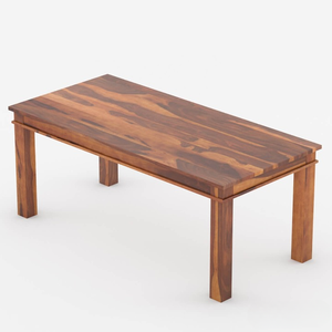 Juego de Muebles de Comedor Rectangulares Plegables Hechos a Mano, Mesa de Madera Maciza de Teca Contemporánea con 6 Sillas, Moderno para Hoteles, Villas y Hogares - Product Image 5