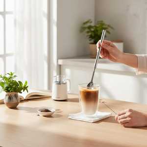 Stainless Steel Telescopic Dinner <b>Fork</b> | Extendable Retractable <b>Fork</b> for Camping, Travel, Dining | Space-Saving Kitchen - Product Image 2