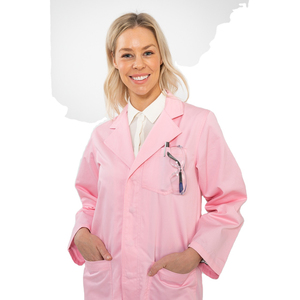 Women Lab Coat New Arrival High Quality Dust-proof Anti-wrinkle Fit Hospital <b>Uniforms</b> <b>Scrub</b> Nurse White Lab Coat for Women - Product Image 6