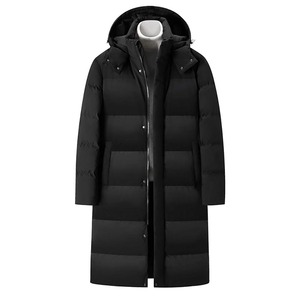 Vestes matelassées pour hommes de qualité supérieure, col à capuche réglable, respirantes et douces pour la peau, vestes matelassées unies pour hommes - Product Image 3