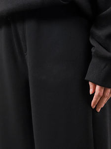 Pantalons de luxe pour hommes sur mesure en gros, design de logo, pantalons de survêtement amples à jambes larges, service OEM disponible - Product Image 5