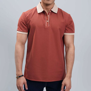 2026 Slim Fit 1/4 Zip Up Collar Style Polo Material Breathable High Quality Custom Design Fashionable <b>Plain</b> Men's Polo Shirts - Product Image 6