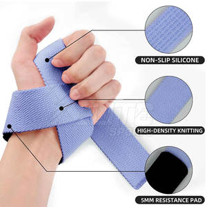 Sangle de levage en néoprène de qualité professionnelle pour l'entraînement en force et la musculation - Support de préhension réglable, léger et unisexe - Product Image 2