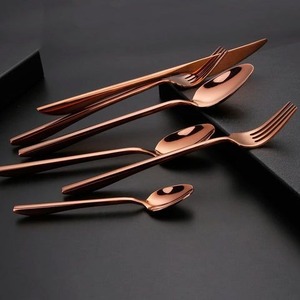 Wholesale Modern Stainless Steel <b>Flatware</b> Set Spoons Forks Knives Dishwasher Safe Lightweight for Household Restaurant Hotel - Product Image 3