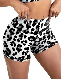 Custom Wholesale Summer Womens Seamless High Waist <b>Yoga</b> <b>Shorts</b> Quick Dry Butt Lifting Fitness Gym <b>Shorts</b> - Product Image 5