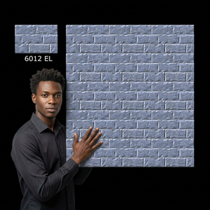 Carreaux muraux en céramique gaufrée de qualité supérieure pour l'extérieur des supermarchés, finition mate, 250x375mm - Product Image 3