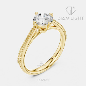 Bague de fiançailles solitaire en or blanc 14 carats avec diamant de laboratoire certifié IGI, taille ronde 0,85 carat, bijoux fins pour mariage et anniversaire - Product Image 4