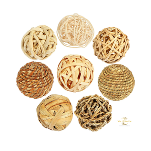 Boules de rotin de qualité supérieure, faites à la main, naturelles, décoratives, pour remplir les vases, pour la distribution en gros - Product Image 5