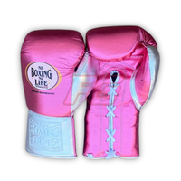 Guantes de Boxeo Personalizados No Boxing No Life para Adultos, de Cuero, con Cierre de Gancho y Lazo, Antideslizantes, Ligeros y Transpirables